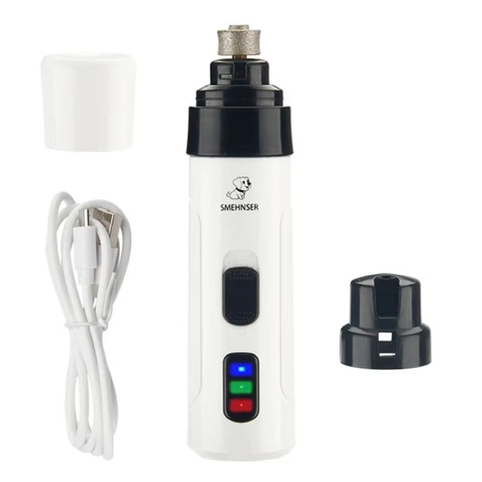 Dog Nail Grinders Painless USB Charging Rechargeable Pet Nail Clippers Quiet Electric Dog Cat Paws Nail Grooming Trimmer Tools